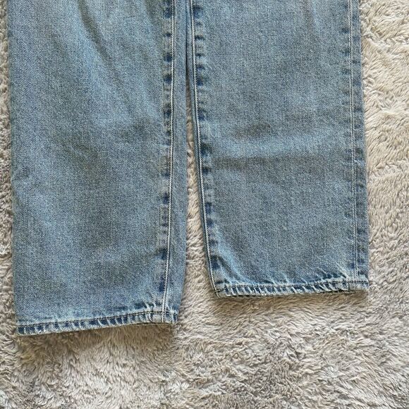 AG Adriano Goldschmied The Isabelle High Rise Straight Crop Distressed Jeans 31R - Picture 4 of 11